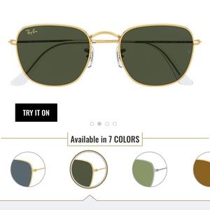 BRAND NEW Frank Legend Gold Raybans